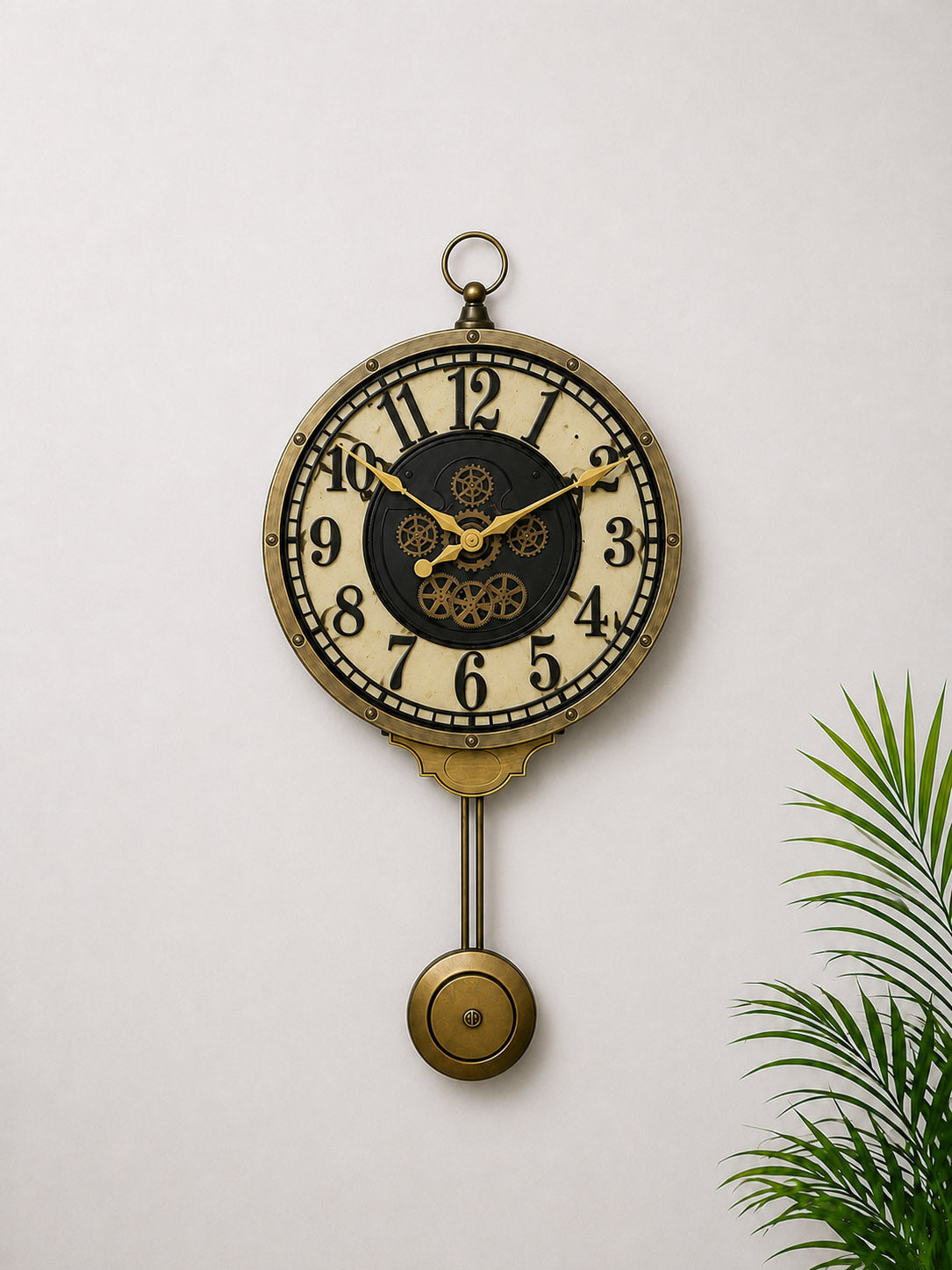 (CL1011) Vintage Pendulum Clock