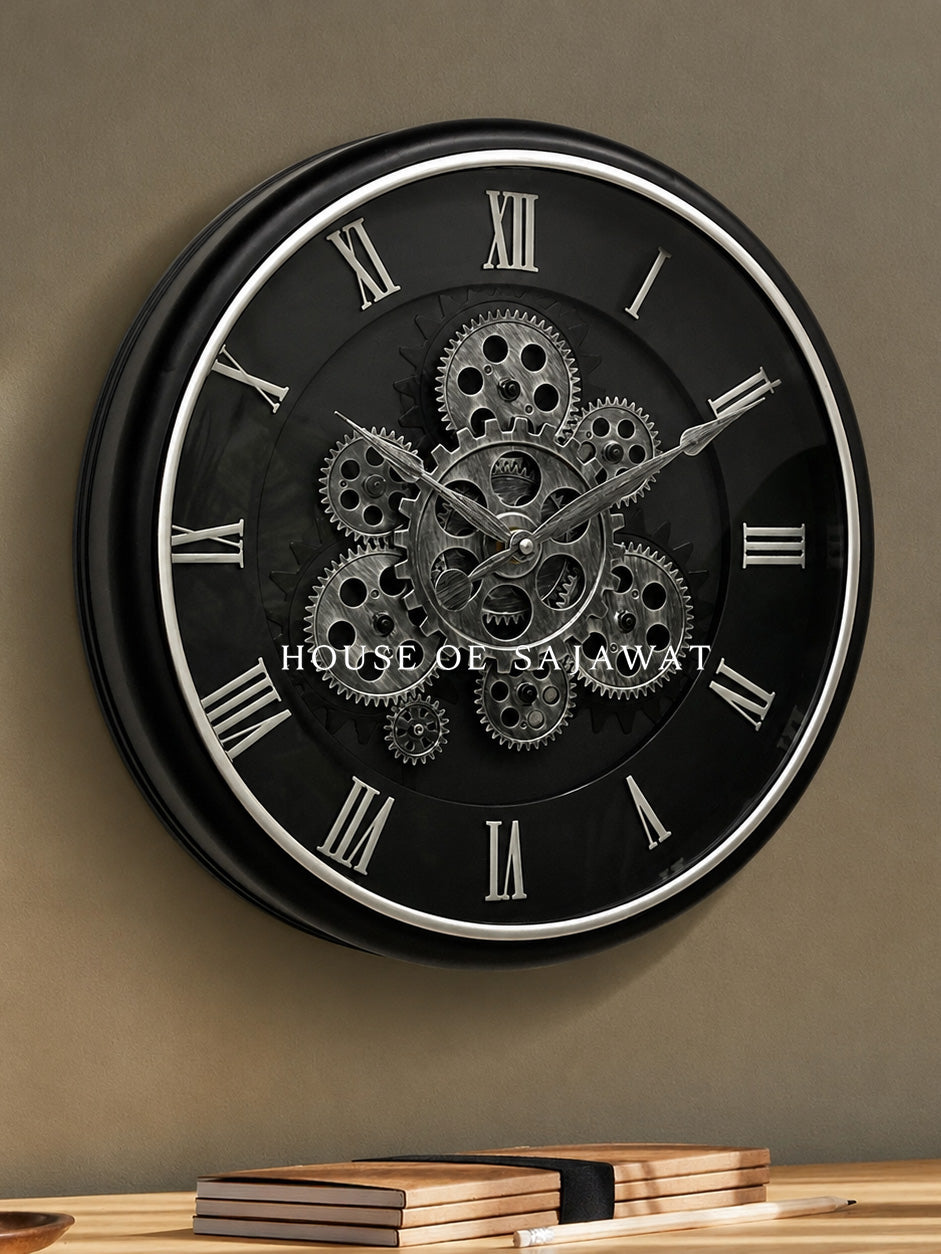 (CL1012) Moving Gear Clock