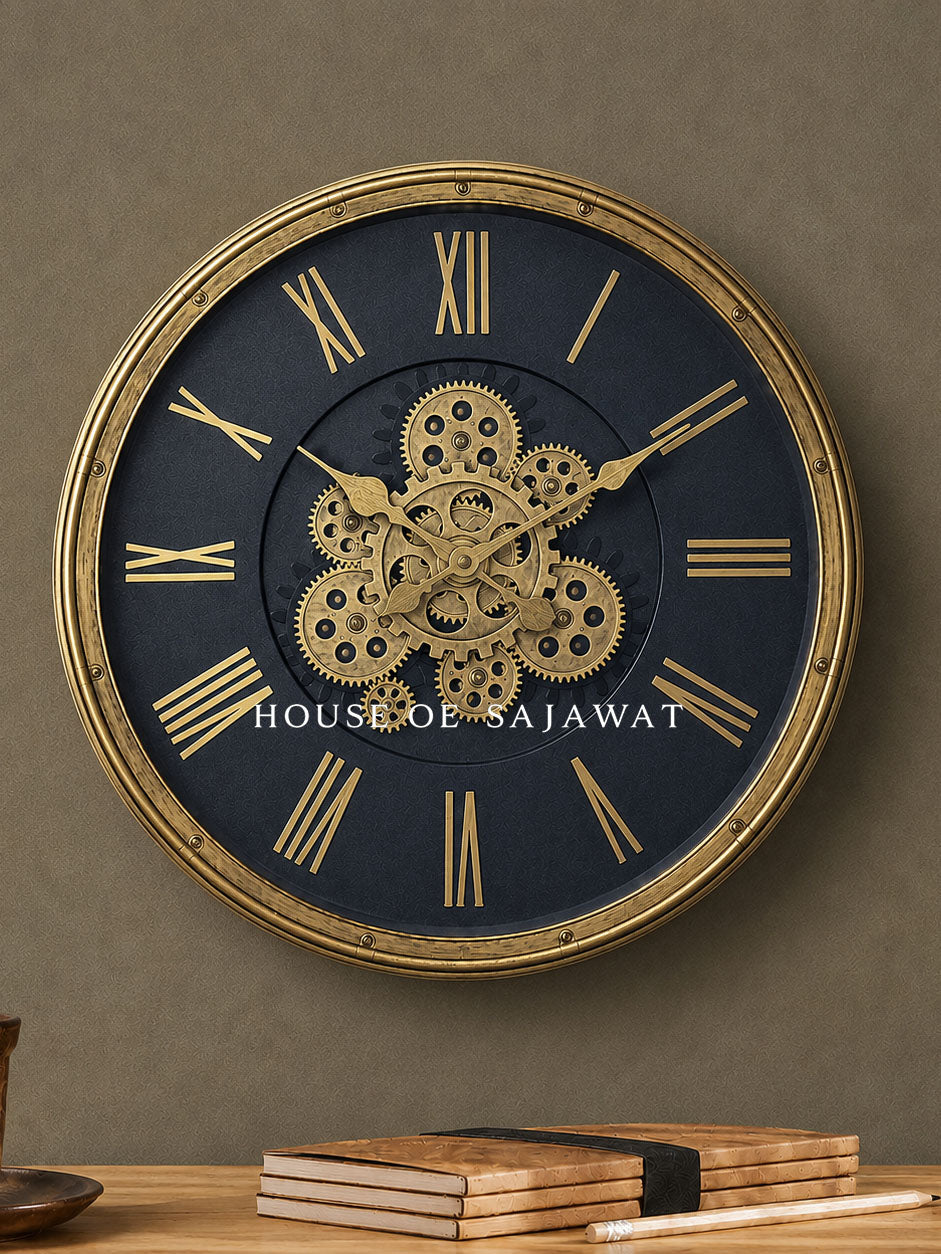 (CL1014) Moving Gear Clock