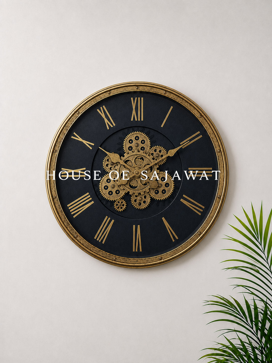 (CL1014) Moving Gear Clock