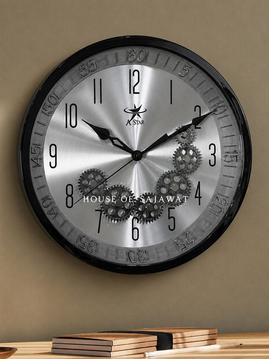 (CL1019) Wall Clock With Gears