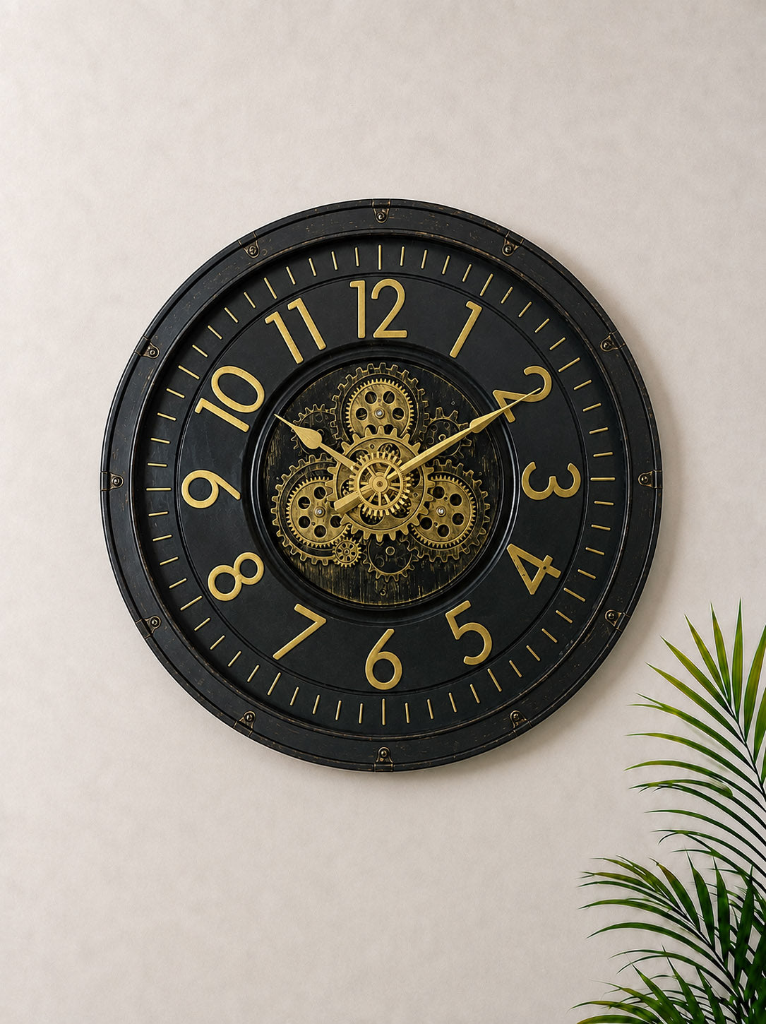 (CL1027) Moving Gear Clock