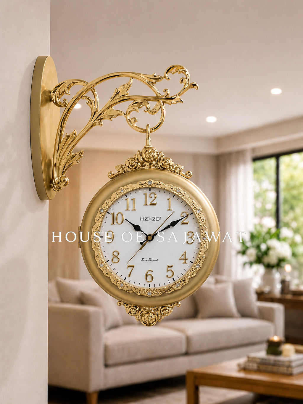 (DCL1031) Antique Double Sided Clock