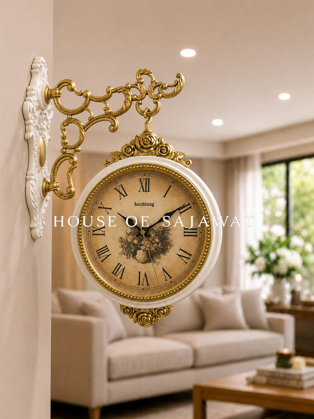 (DCL1032) Antique Double Sided Clock