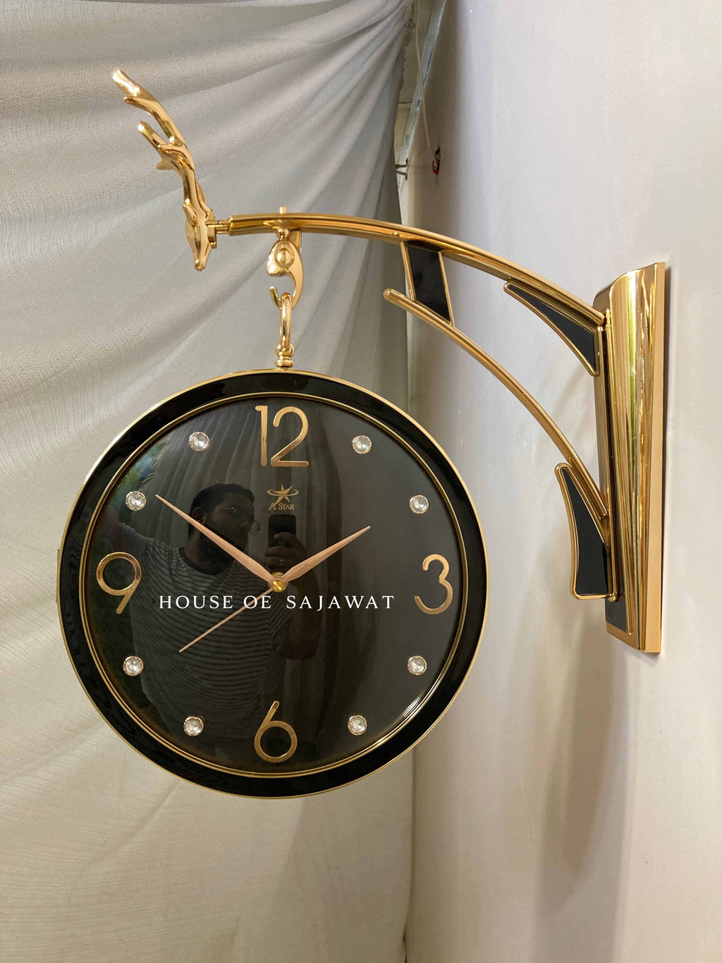 (DCL103) Premium Double Sided Wall Clock