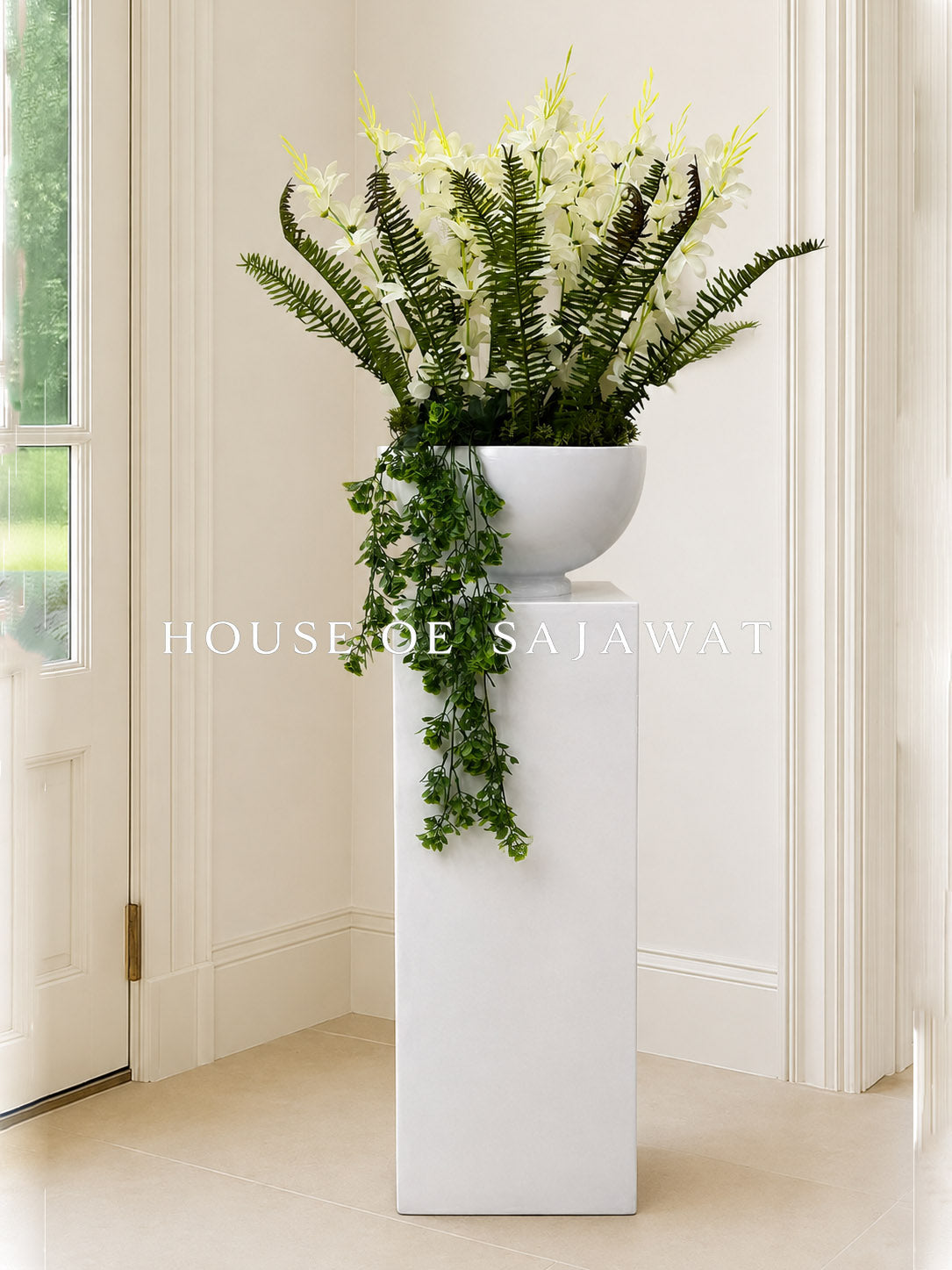 (PA1042) Plant Arrangement With Premium Planter