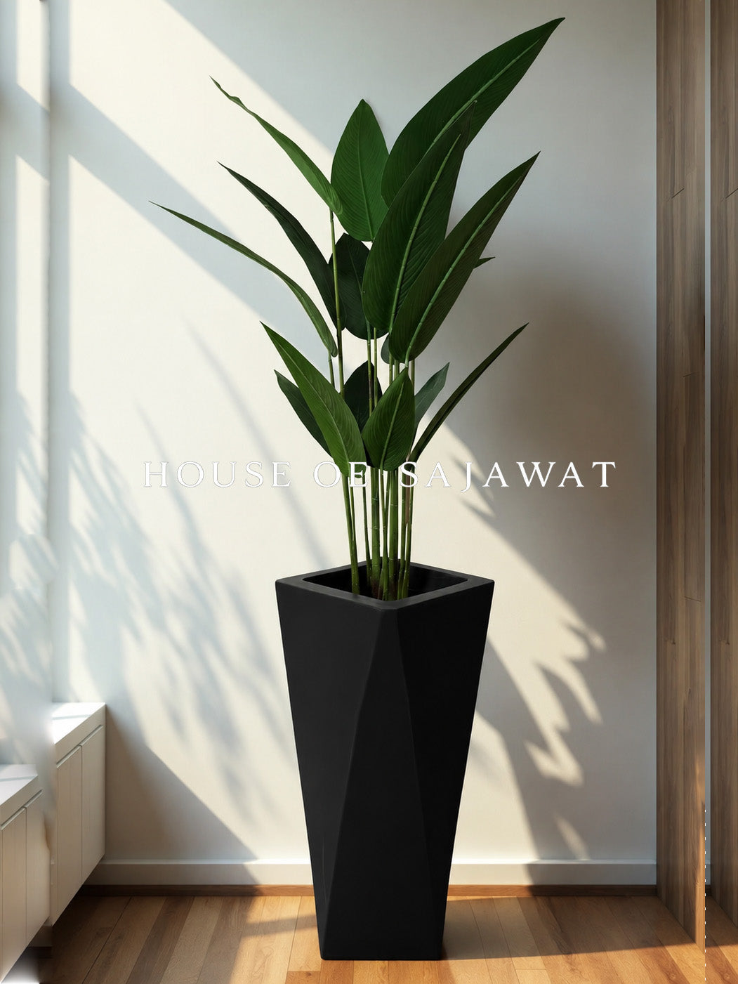 (PA1056) Sky Bird Plant With Planter